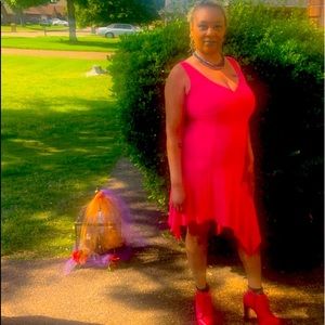 Women’s pink dress